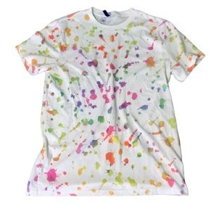 5/$25 Divided Men’s L Splatter Paint Tee Shirt
